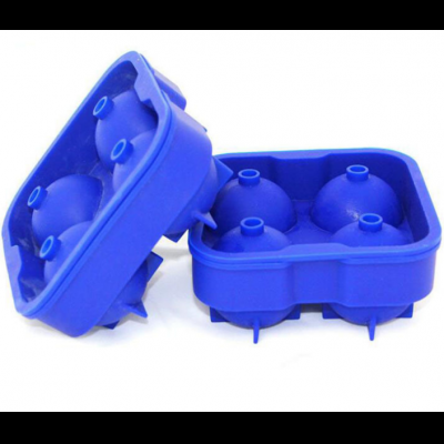 silicone ice cube tray_custom logo BPA free ice ball molding_4-6 cavities tray