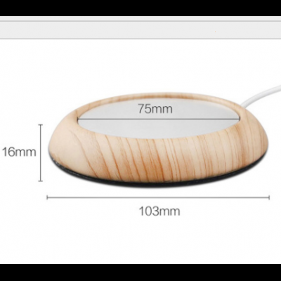 portable USB charging mug warmer